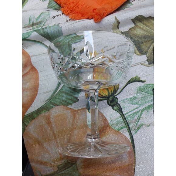 Waterford set of 4 Champagne Sherbet Glasses Lismore pattern 4 1/8" 16 point cut - Picture 5 of 5